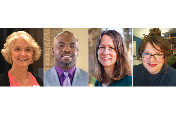 Head shots of the 2022 Journey graduates. (L. to r.) Jan Croyle, Hilarion Chidi Ihezuoh, Jolene Miller, Ellen M. Morey