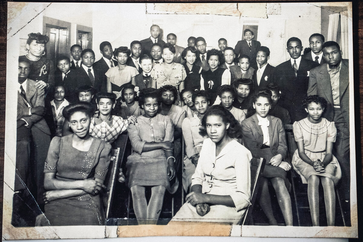 This undated image from the Booker T. Washington Center in Elkhart is featured in the Benham West documentary. (Photo provided by Arthur Fisher)