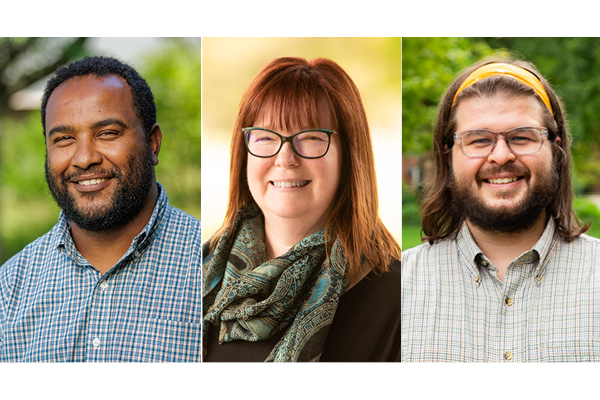 AMBS students Abenezer Dejene, Sue Short, Stephen Lowe